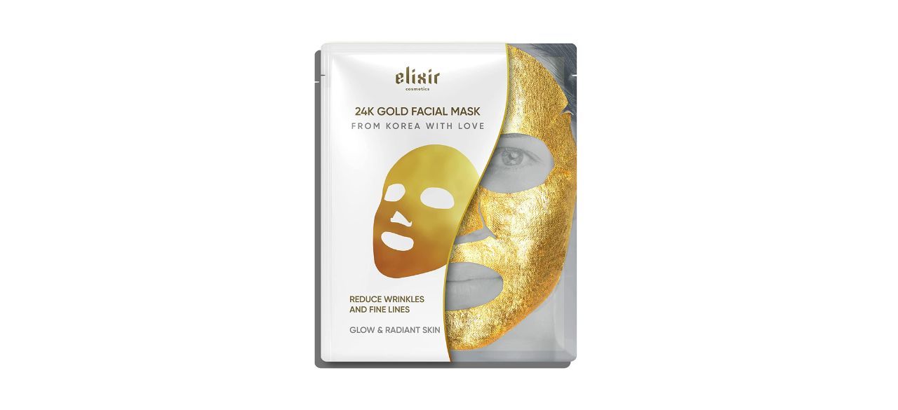 Elixir Premium Lab 24K Golden Skin Refreshing Face Mask