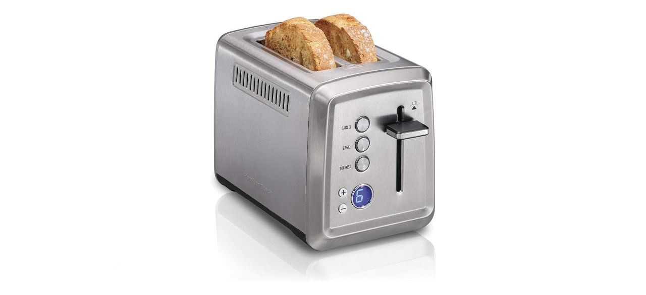 Hamilton Beach Toaster with Bagel and Defrost Settings