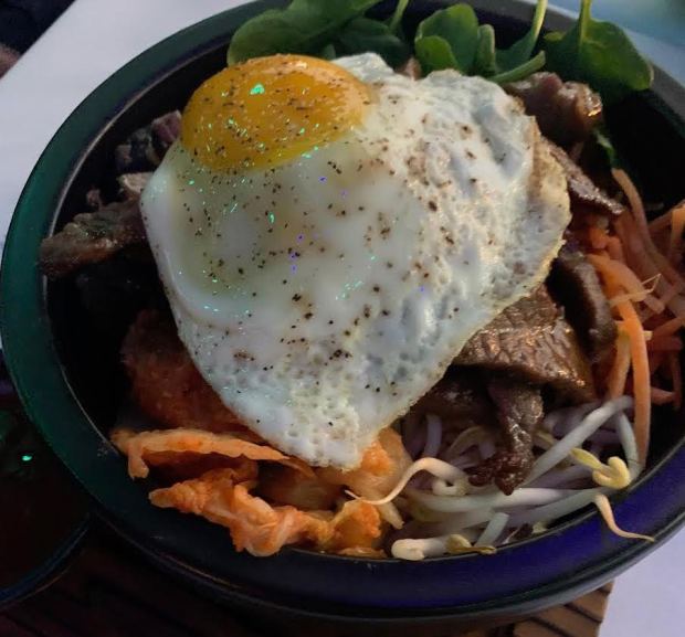 Bibimbap - Korean Style.Photo by Linda Chase