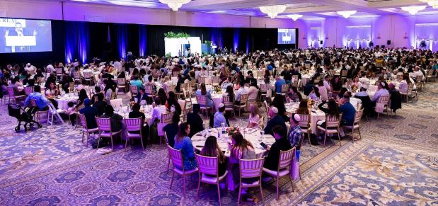 The ballroom is filled to capacity during a previous National Jewish Retreat.Courtesy of National Jewish Retreat