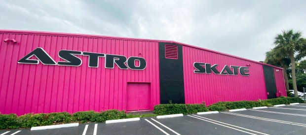 Take a spin around the rink at Astro Skate in Greenacres. (Kari Barnett/South Florida Sun Sentinel)