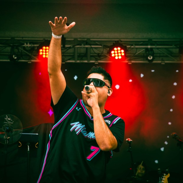 Venezuelan singer Edilberto "Eddy" Morillo from the Latin Reggae band Bachaco, which will headline the Delray Walls Mural Fest on Saturday, July 27. (Delray Beach DDA/Courtesy)