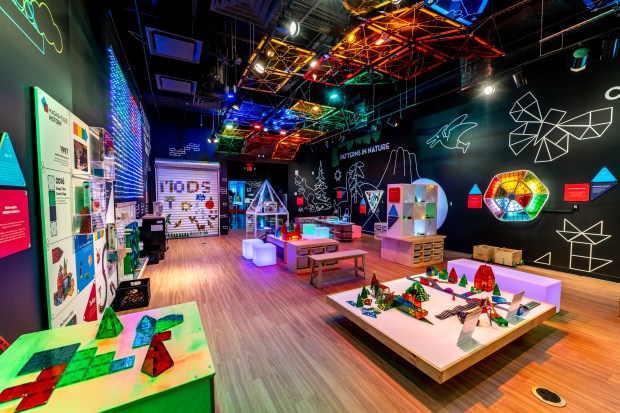 Get creative at the MAGNA-TILES Studio, a new play space at the Museum of Discovery and Science in Fort Lauderdale. (Michael Murphy Photography for MODS/Courtesy)