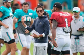 Dolphins coach Mike McDaniel said Saturday several starters will play against Washington on Saturday but he wasn't specific about who will play and how long they'll play. (AP Photo/Marta Lavandier)