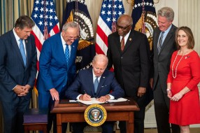 U.S. Rep. Debbie Wasserman Schultz celebrates the second anniversary of the signing of the Inflation Reduction Act, and warns the health care gains made under it and the Affordable Care Act are at risk under a Republican administration.