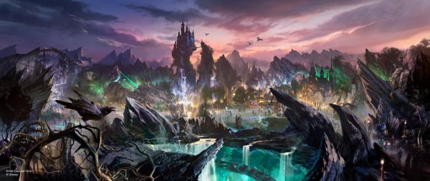 This rendering shows Villains Land coming to Walt Disney World's Magic Kingdom. (Courtesy/Disney)